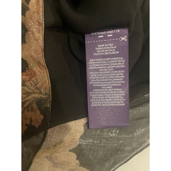 Ralph Lauren Collection Chiffon One Shoulder Evening Dress Silk Gown 2 XS S $4k - Picture 13 of 14